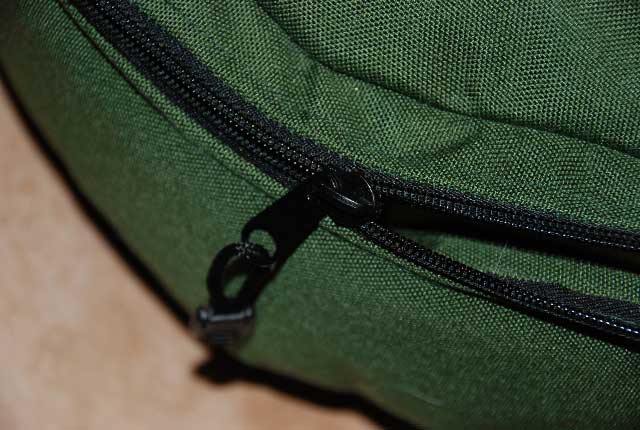 Marimbula Case - Zipper Detail