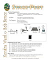 Kendra Ward and Bob Bence Tech sheet and stage plot